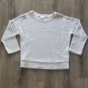 Lucky Brand women's sweater size S stitch detail
